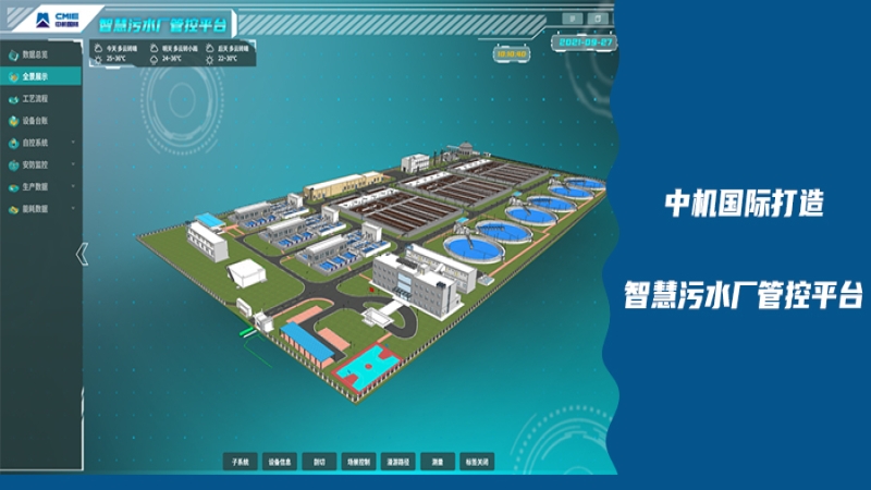 中機(jī)國(guó)際打造智慧污水廠管控平臺(tái)，高質(zhì)量服務(wù)“智慧城市”建設(shè)