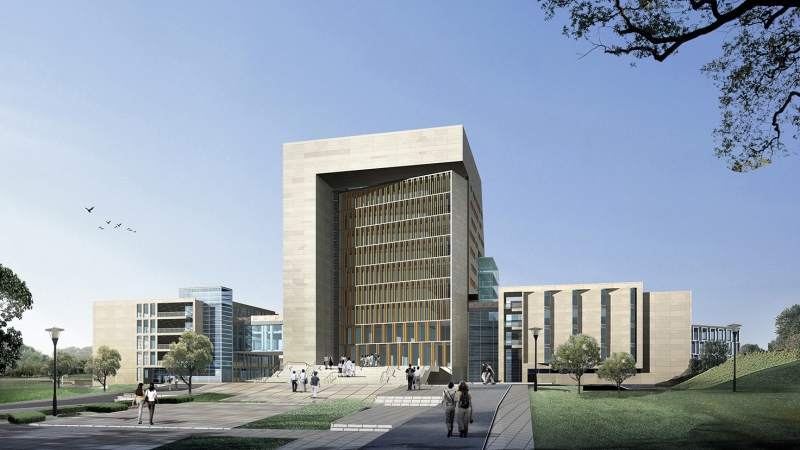 湖南理工學(xué)院新校區(qū)圖書(shū)館