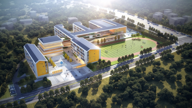 中機(jī)國際中標(biāo)長沙市望城區(qū)月亮島谷山學(xué)校項(xiàng)目