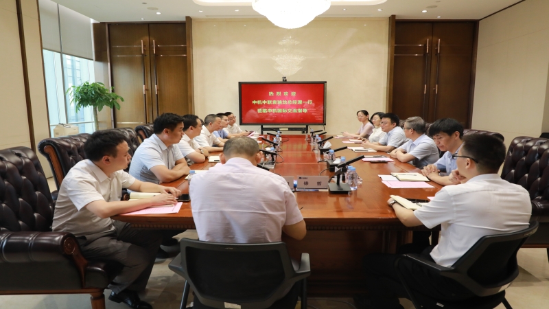 中機中聯(lián)黨委副書記、總經(jīng)理袁瑞龍一行到訪中機國際