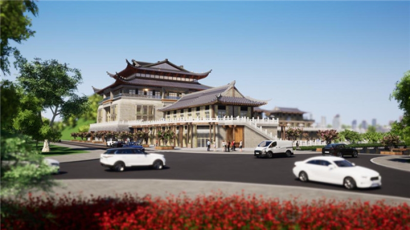 中機國際設計的江口月坡智慧農(nóng)貿(mào)市場正式開工建設